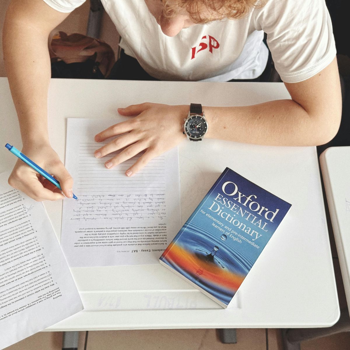 Dyslexia assessment session